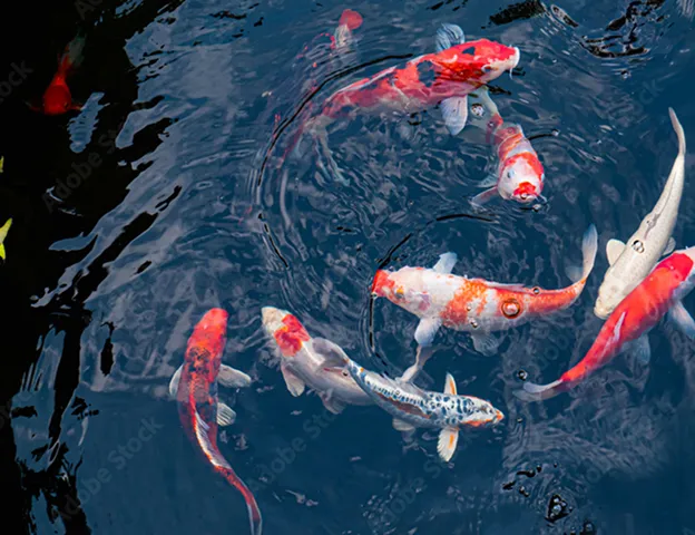 vente de carpe koi en bassin